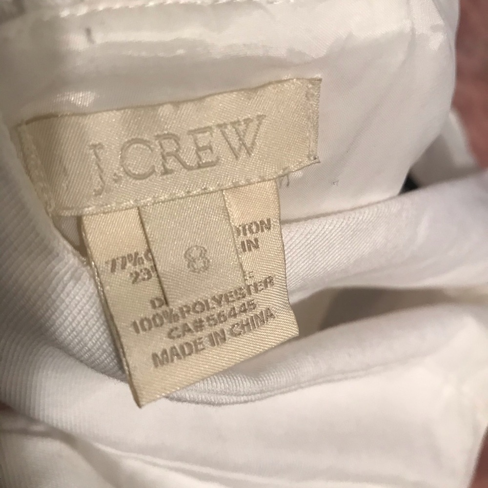 J.Crew White Sleeveless Summer Dress - Picture 6 of 8